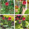 Cactus Garden Stake Acrylic Cactus Yard Art Outdoor Cactus Statue Sculpture Ornament for Garden Lawn Ground Yard Decorations
