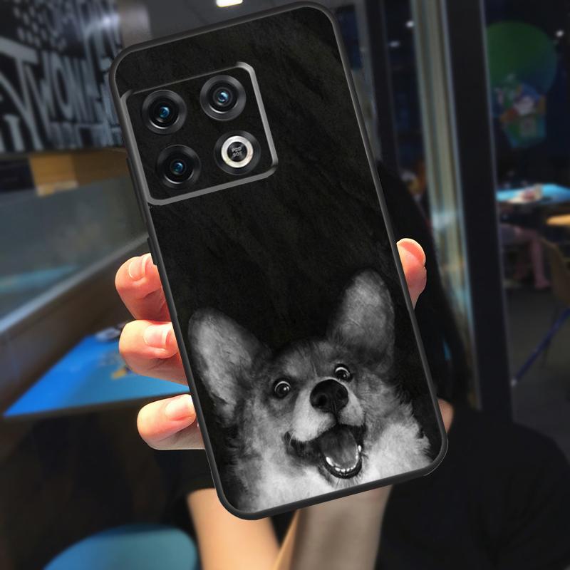 Corgi and Bubble Tea Funda For OnePlus 10T 8T 9RT 12 13 13R 11 9 10 Pro OnePlus Nord 4 CE 2 3 Lite N20 N30 Case