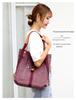 Versatile Canvas Women's Bag: Casual Shoulder, Backpack, Bucket, and Crossbody Styles.