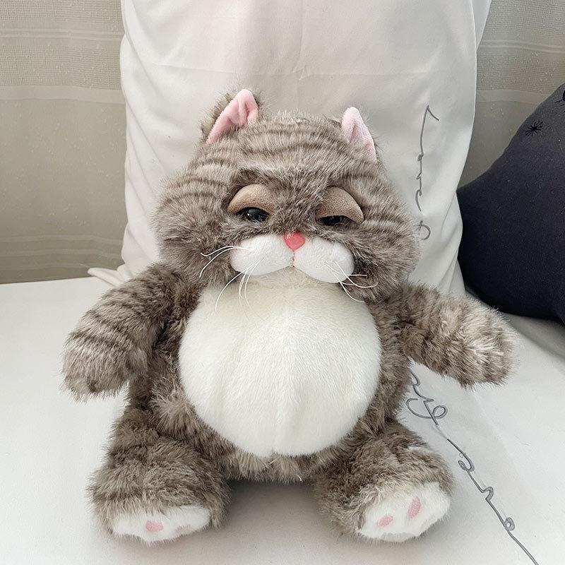 

Милая и ханьханьская кукла-кошка, плюшевая игрушка, кукла-кошка, украшение для комнаты, подарок на день рождения ребенка, свадьба 30cm