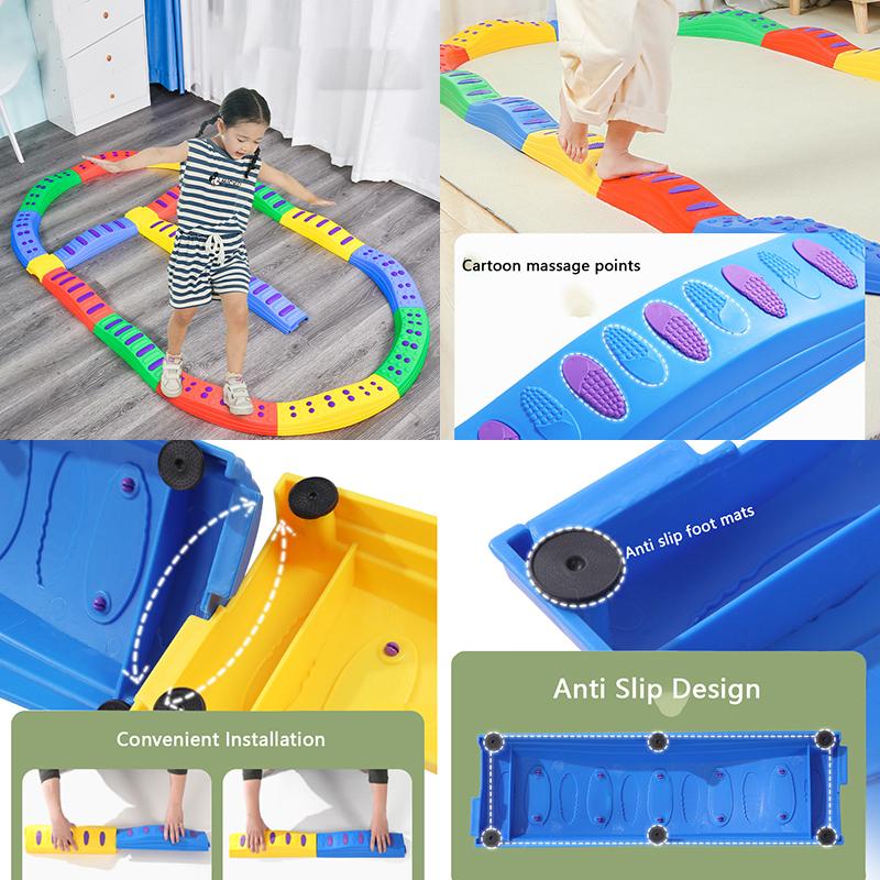 Children Outdoor Toy Balan Stepping stone Foot Tactile Sensory Integration Training Social Game Montessori  Autism Therapy Toy