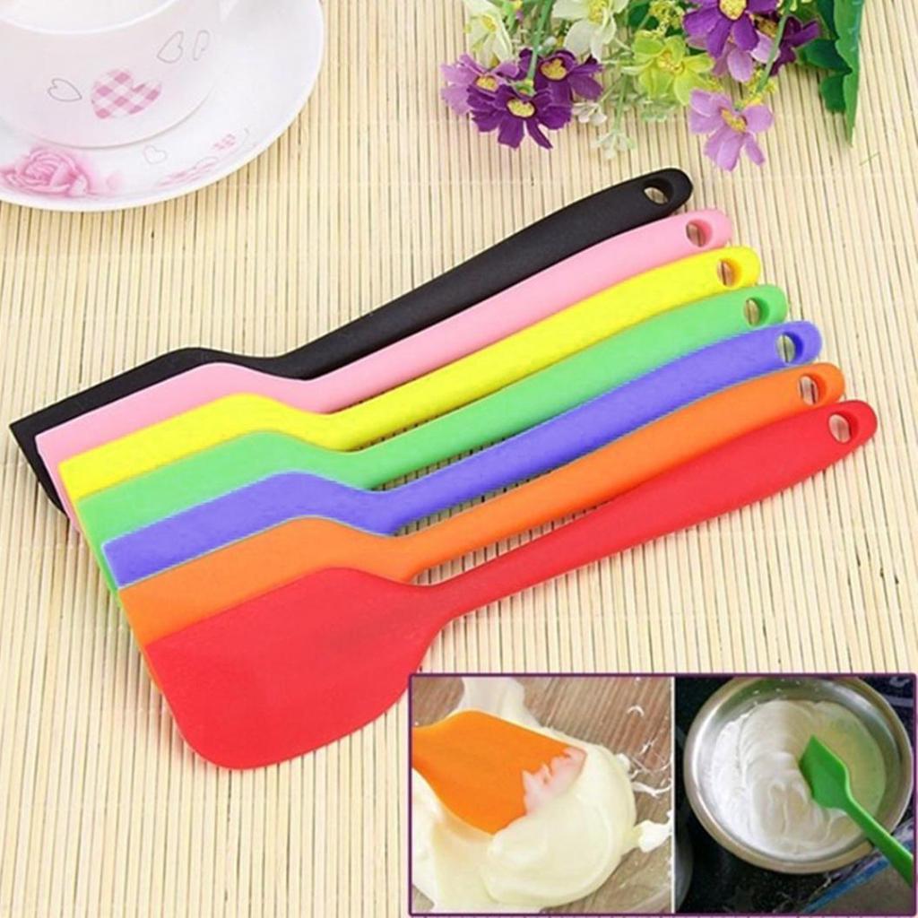 Kitchen Silicone Flexible Cake Cream Scraper Home Cooking Spatulas Baking Tool