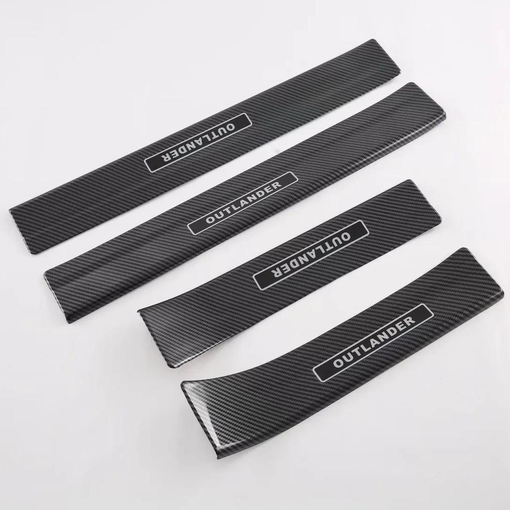 For Mitsubishi Outlander 2024 Car Door Sill Protector Cover Threshold Pedal Protection Sticker Car Styling Accessories
