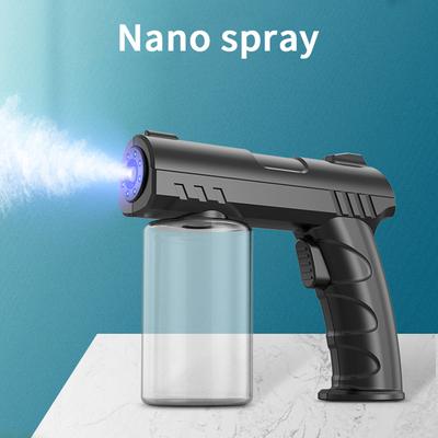 280Ml Style Wireless Electric Sanitizer Barber Sprayer Bottle Usb Nano Blue Light Steam Spray Disinfection Gun Garden House