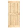 VidaXL Porte coulissante et kit de quincaillerie 90x210 cm pin massif, porte intérieure, porte de grange intérieure 3203206