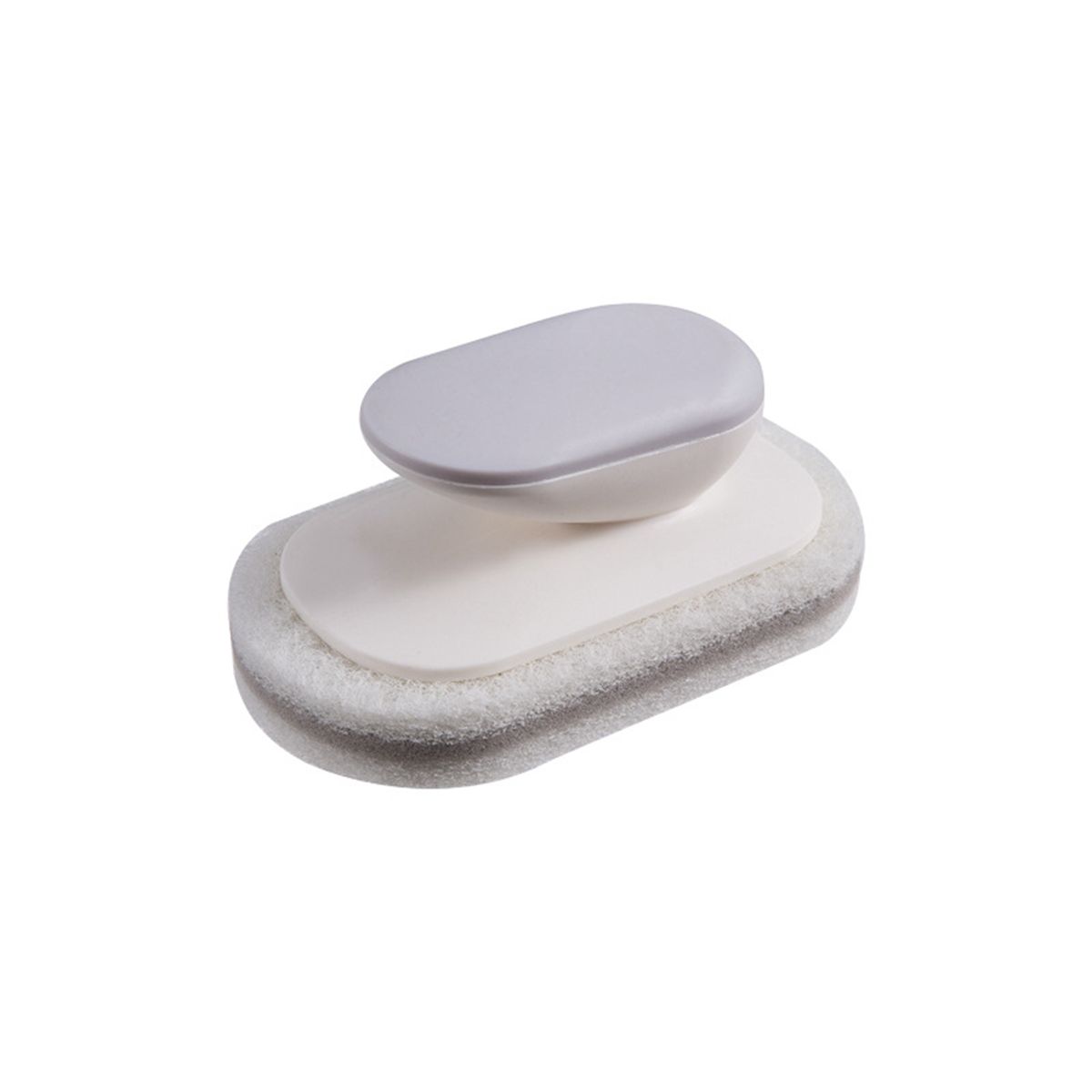 

Tile Wall Bathroom Durable Wear-resistant Kitchen Bathtub Brush Cleaner Cleaning Tool Scrubber grey