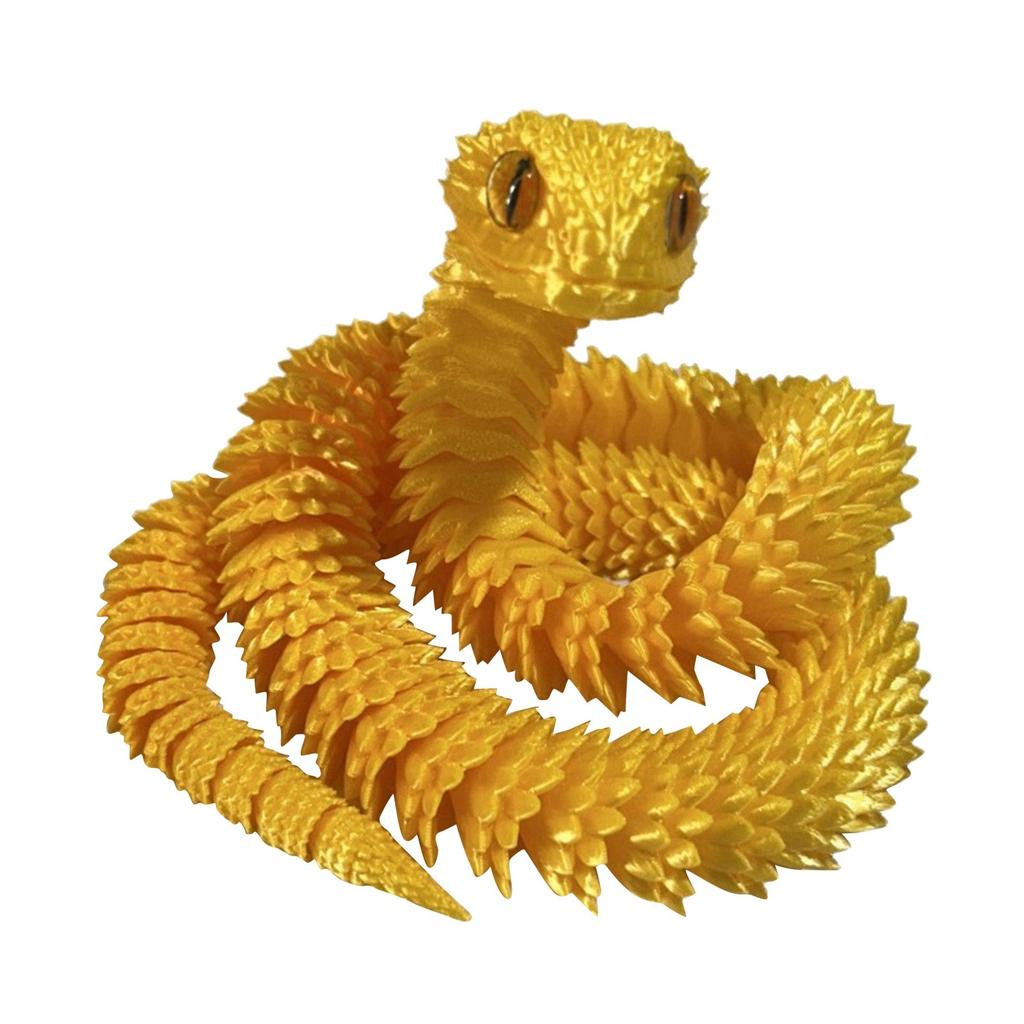 Flexible 60cm Snake Toy Model Realistic Design with Textured Body Soft Material for Educational and Recreational Use