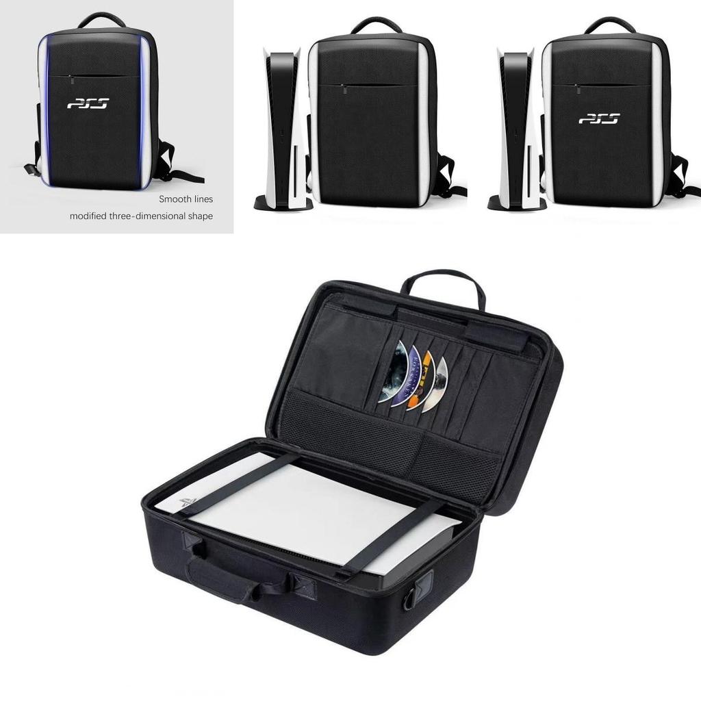 Ps5/4 Storage Bag Shockproof Dustproof Stylish Double Color Design Easy To Carry