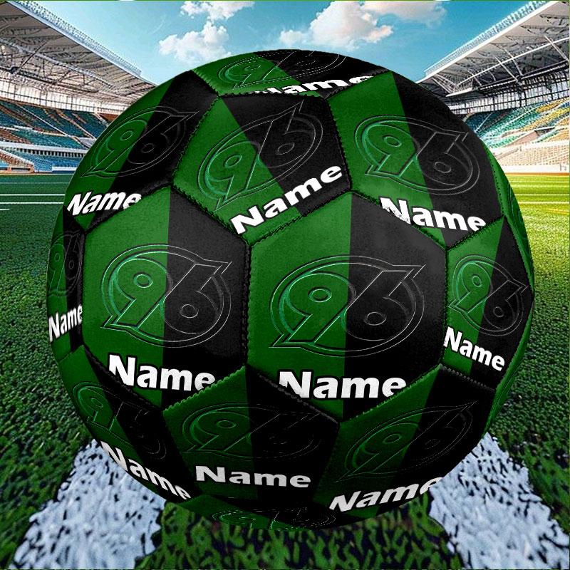 Custom Name Personalized Hannover 96 Football Print Size 5 Soccer Ball Training & Match Football, for Team, Kicking, Gift for Football Enthusiasts