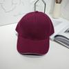 Hipster men and women versatile solid color baseball hat summer street black pink student sunshade cap couple