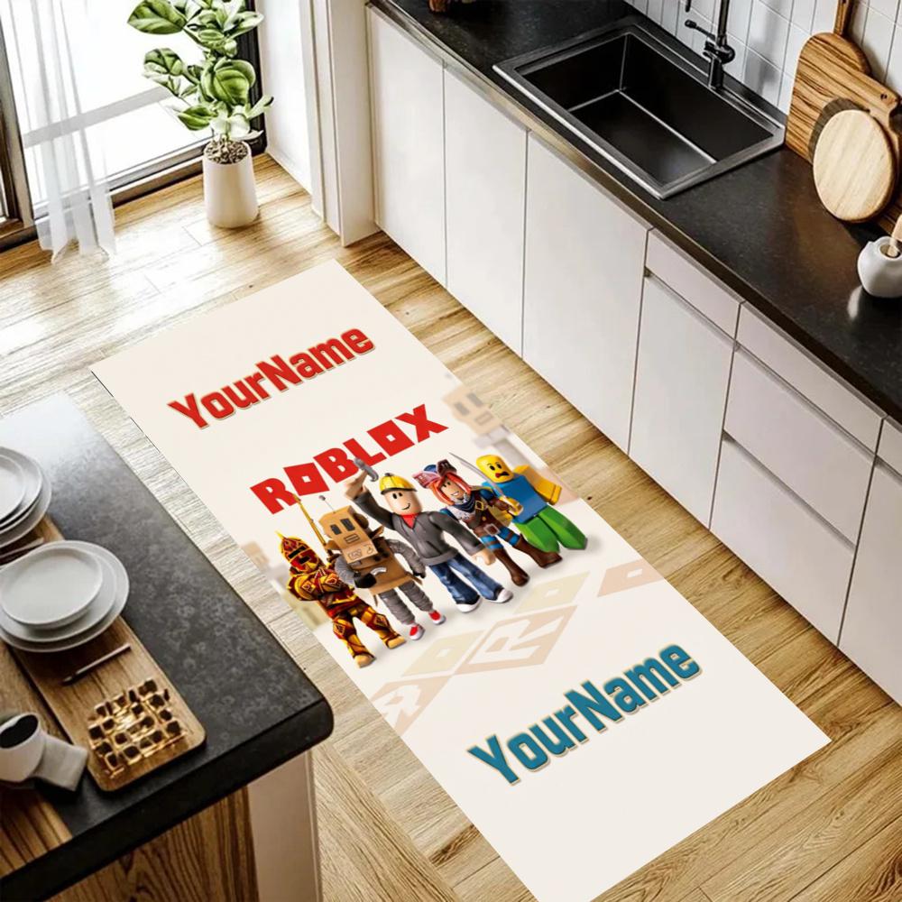 Roblox Customize Your Name Kitchen Rug Runner Rug Laundry Mat Hallway Entryway The Best Gift Choice