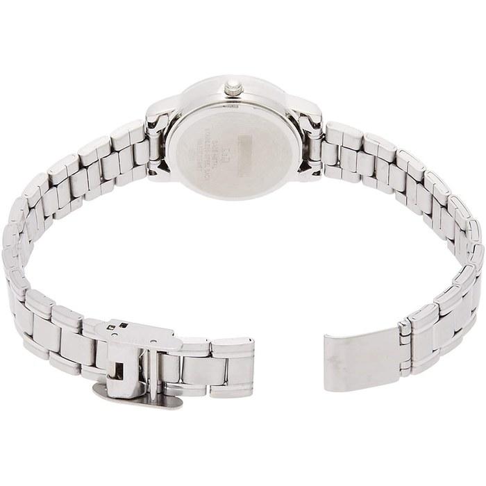 [Citizen Q&Q] Analog Watch Waterproof Date Day Metal Band A207-204 Women's White