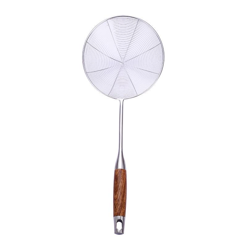 ZISIZ Rosewood Handle Slotted Spoon