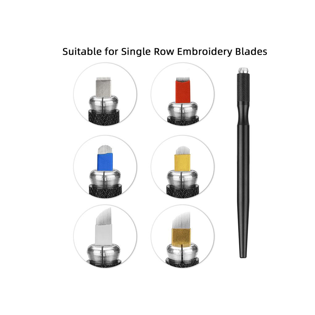 2pcs Pen Aluminium Alloy Accessory Pens Needles Machines Multi-function Tools Makeup Microblading Eyebrow