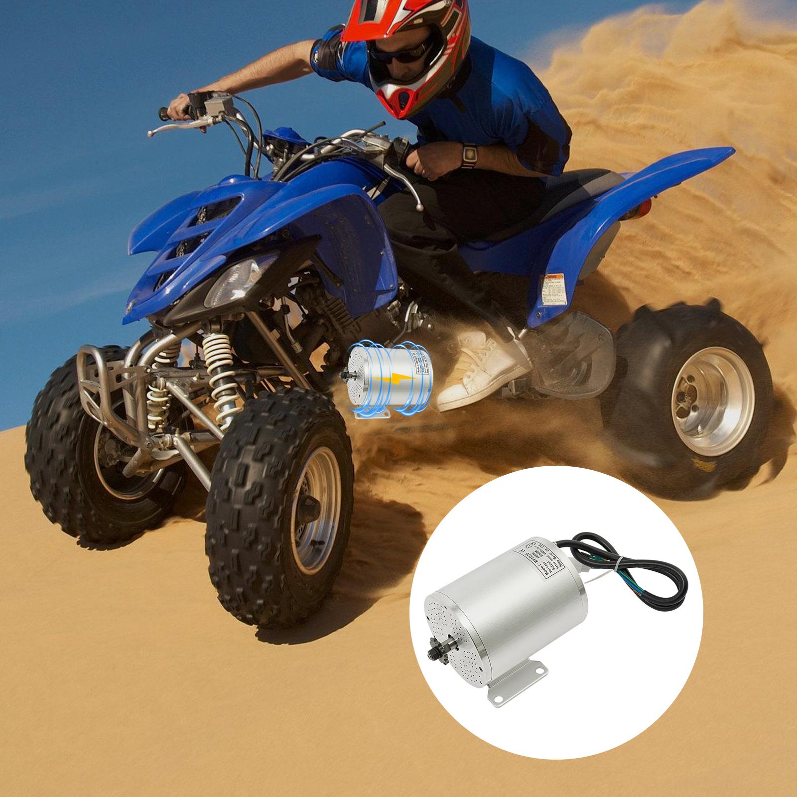 

Високопродуктивний 48V 2000W безщітковий редукторний мотор-комплект, 4300 об/хв з мотором, контролером та приводним ланцюгом, для електричного самоката, велосипеда срібний