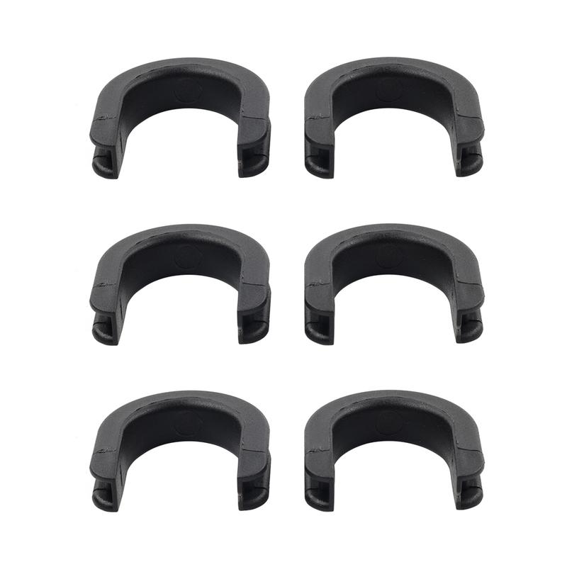 6X Motorrad Gepäckträger Rückenlehne Seitenplatten Montagehalterung Gummitülle Buchse 5268209 für Harley Street Glide Road King Softail