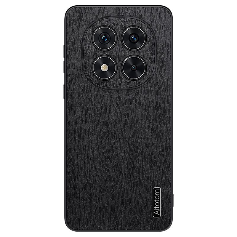 

Для Xiaomi Redmi Note 14 Pro 5G/Poco X7 5G чехол с текстурой дерева PU кожаный чехол для телефона PC+TPU A