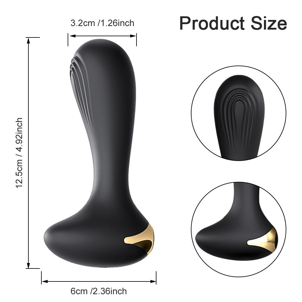 Anal Plug Vibrator Female erotic Butt Plug for Women Male Female Buttplug Silicone Sex Toys for Man or