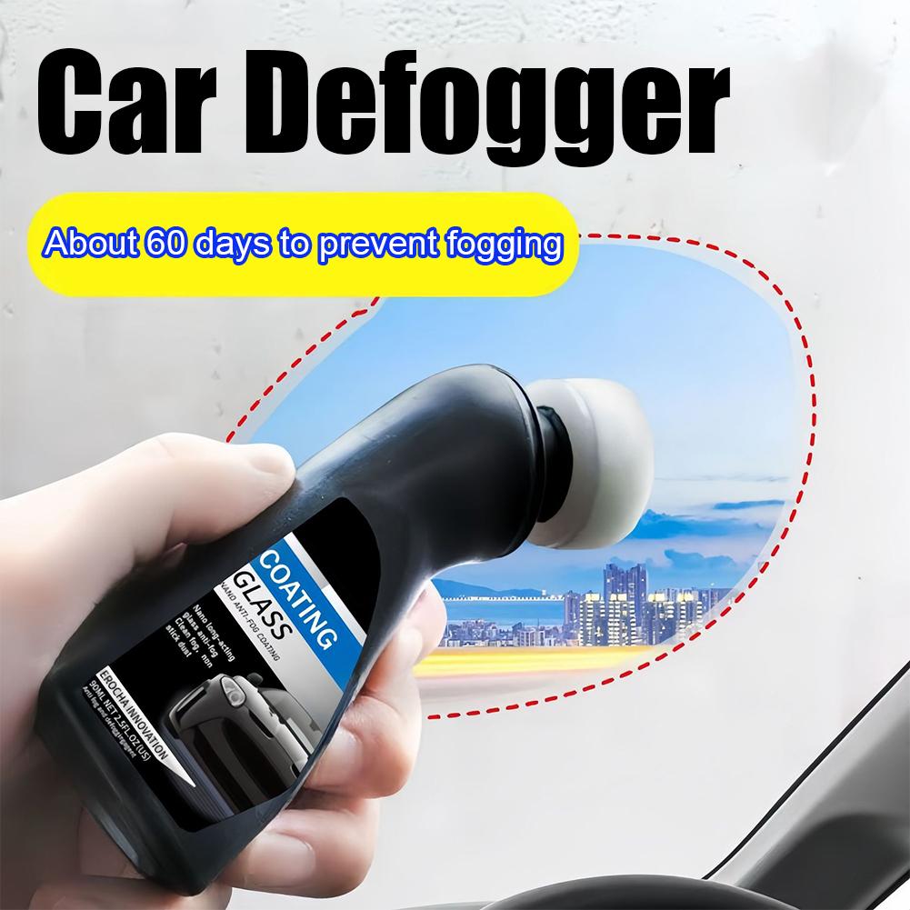 Micro-molecular Anti-fog Coating Agent 90ml Car Anti-fog Spray Glass Antifog Coating Agent Defogger Auto Windows Screens Mirror