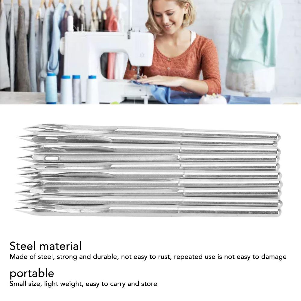 10pcs Durable Sewing Machine Needles Silver Industrial Sewing Machine Needles  Craft DIY