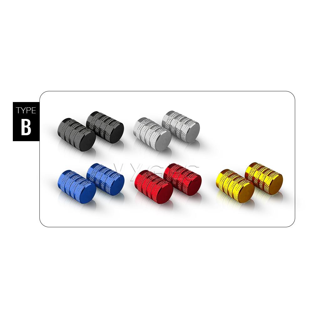 For BMW R1250R R1200R R1150R R1100R R850R F900R F800R S1000R M1000R Motorcycle Standard Valve Cap Set Tire Caps Set