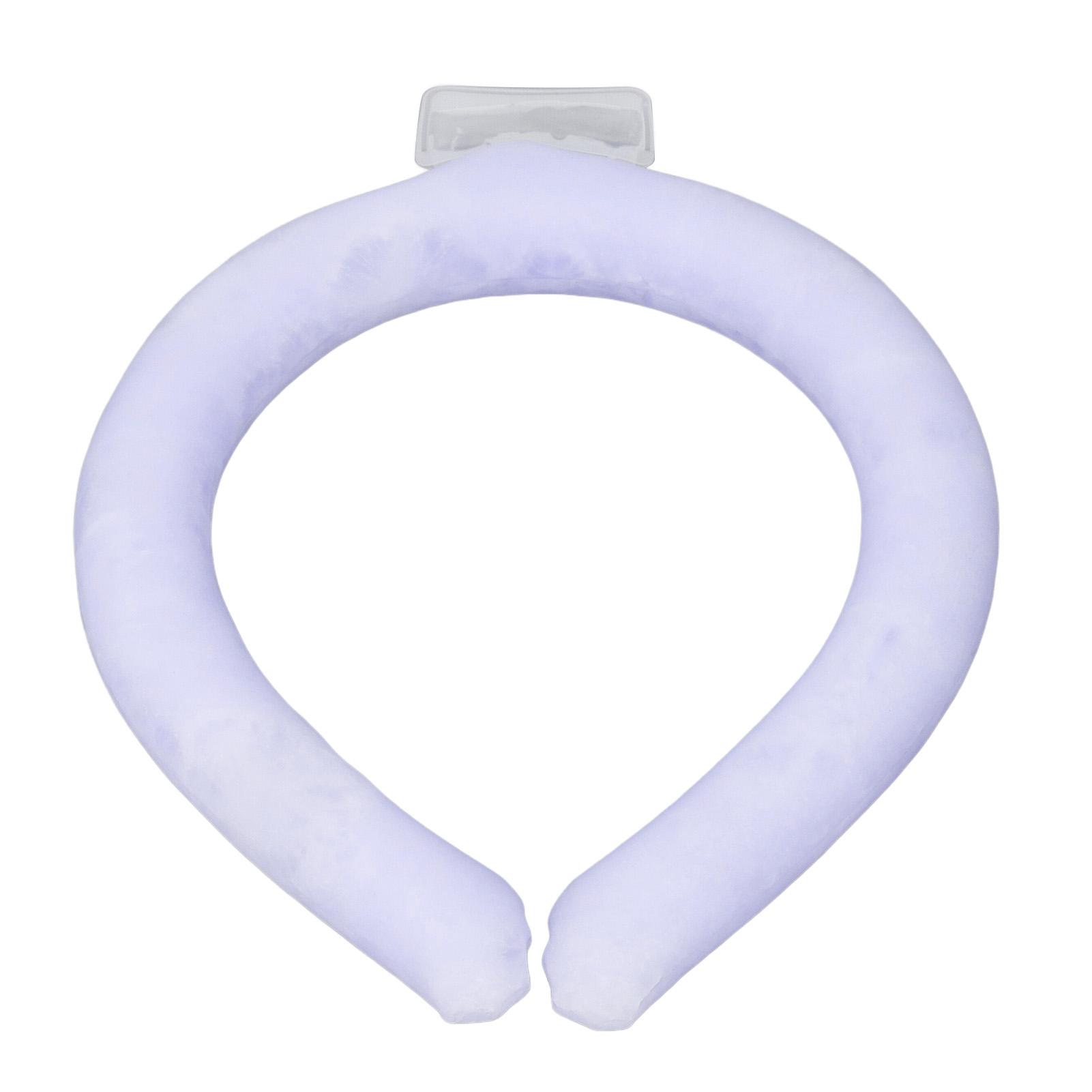 

Охлаждающая трубка для шеи 28 градусов по Цельсию носимый многоразовый охлаждающий шейный бандаж для летнего использования фиолетовый фиолетовый