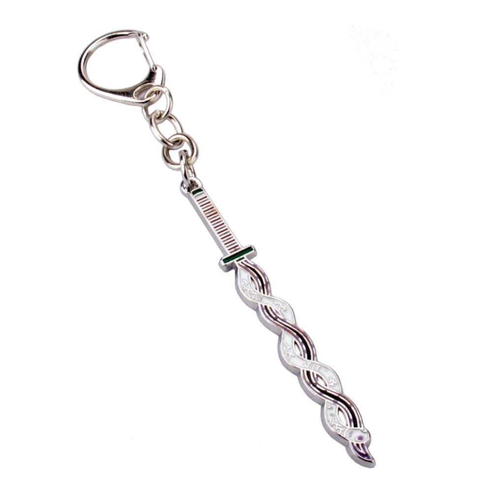 Demon Slayer Tanjiro & Shinobu Nyckelring Hänge – 9 Pelare Svärd Tillbehör