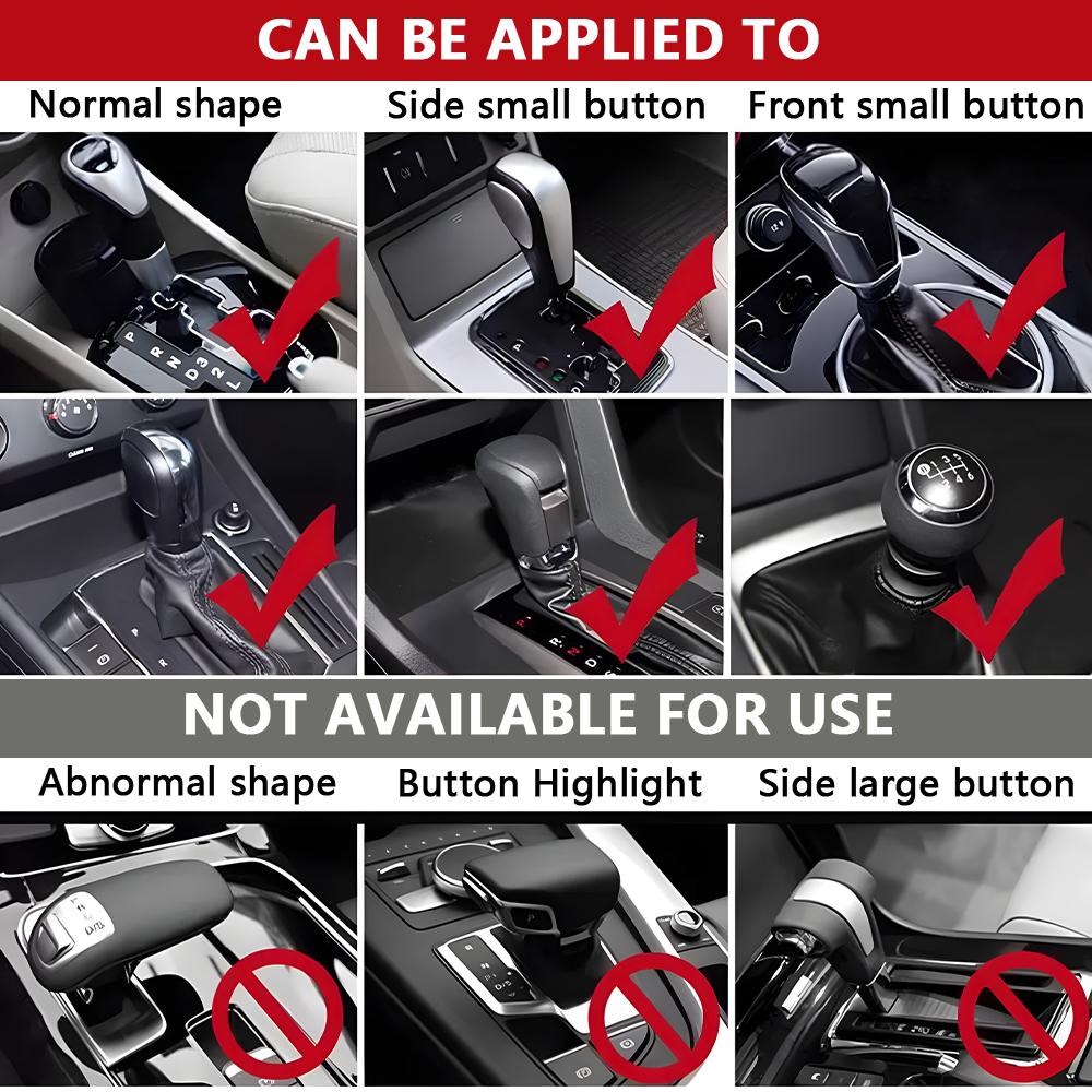 BBIC7 Car Gearbox New Year Xmas Hoodie Car Shift Speed Lever Cover for Skoda S Logo Octavia Fabia 2 Superb 2 Kamiq Kodiaq VRS VII