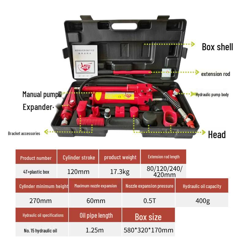 10 Tonnen Hydraulik-Wagenheber Karosserie-Reparaturwerkzeug für Limousinen Dellenformen & Ziehen