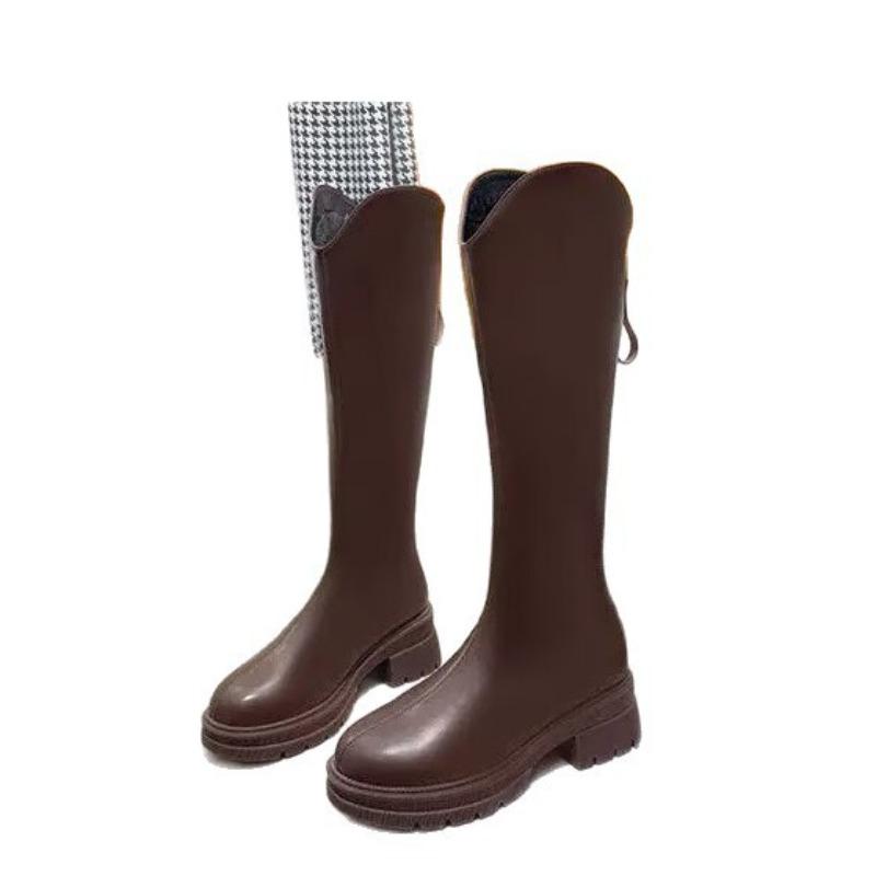 Long Boot Women's Shoes - New Style - Winter and Autumn Thick-soled Boots - Heightening Boots