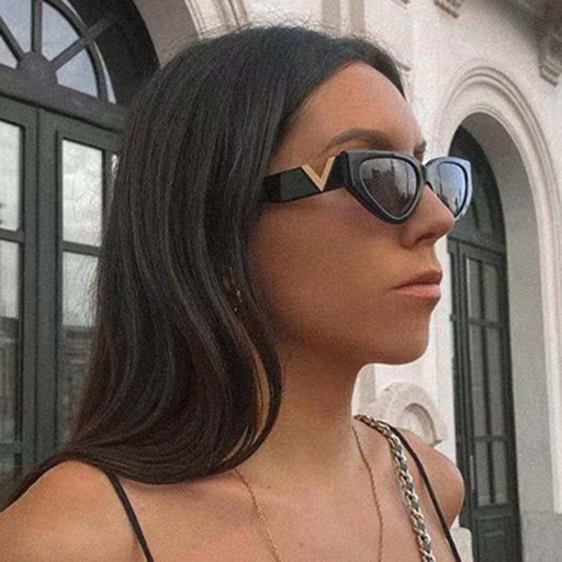 Vintage Small Cat Eye Sunglasses Women'S Vintage Brand Designer Glasses Women Sun Glasses Square Uv400 Eyewear