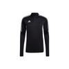 T Shirts Men's Black Stand Collar Moderate Straight Fit HA6269