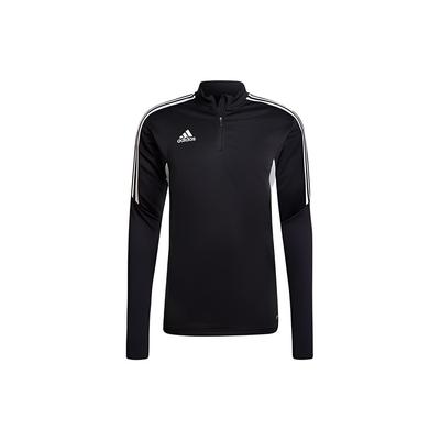 T Shirts Men's Black Stand Collar Moderate Straight Fit HA6269