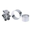 Heart Flower Cookie Cutters 3 Different Size Stainless Steel Fondant Cake Molds for Baking Dessert Kitchen Decor