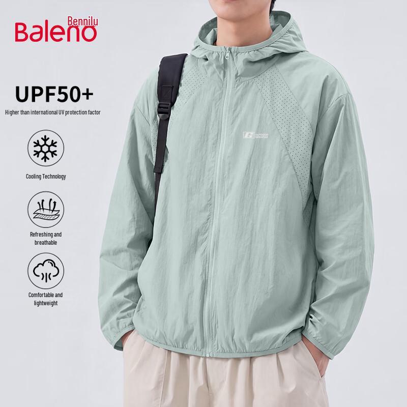 Baleno Men s UPF50+ Lightweight Sun Protection Jacket XL