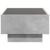 LED Coffee Table Concrete Grey 70 x 50 x 30 cm Particleboard