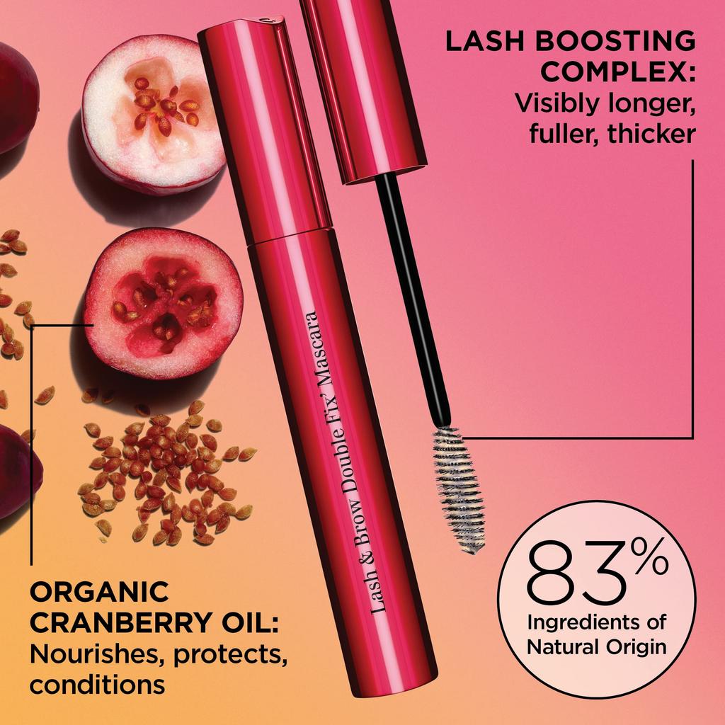 Clarins Máscara Fixadora Dupla para Cílios e Sobrancelhas 8ml &