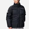 Li-Ning Side Print Zippered Down Jacket Men Outerwear Black AYMS243-1