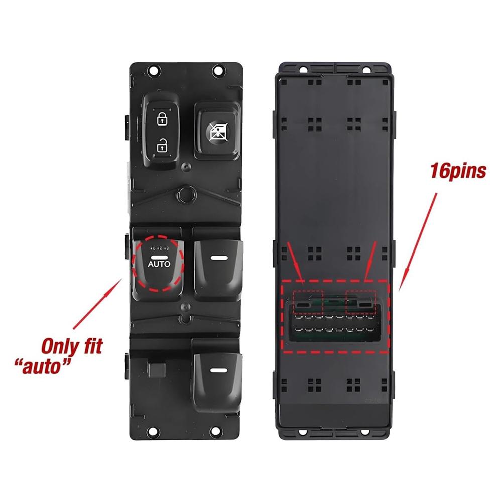 Power Window Main Switch 93570-2V005-4X For Hyundai Veloster 2012-2015 2016 2017