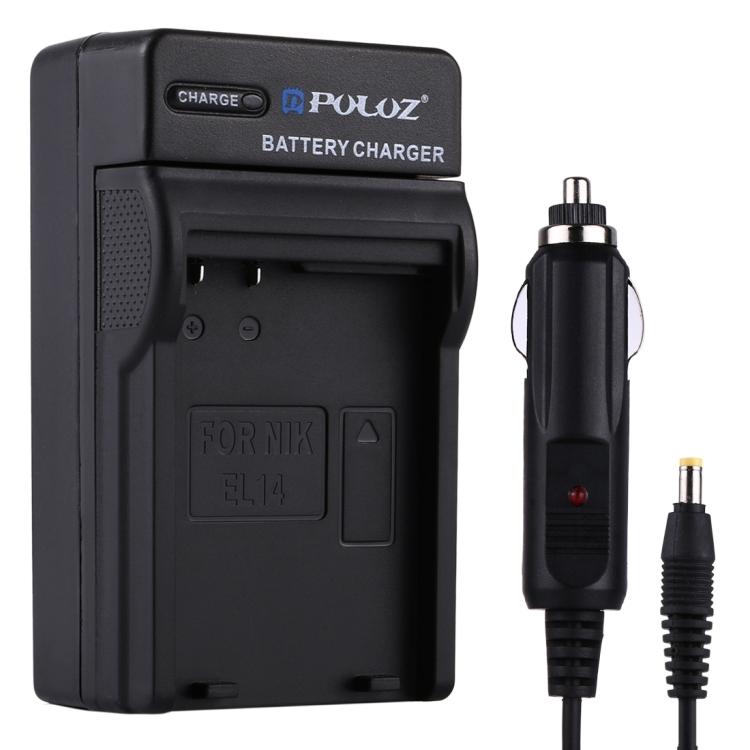 

PULUZ Digital Camera Battery Car Charger for Nikon EN-EL14 Battery