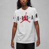 Jordan American Retro Brand Logo Letter Print Breathable Crew Neck Pullover Short Sleeve T-Shirt Men Tops White DV1446-100