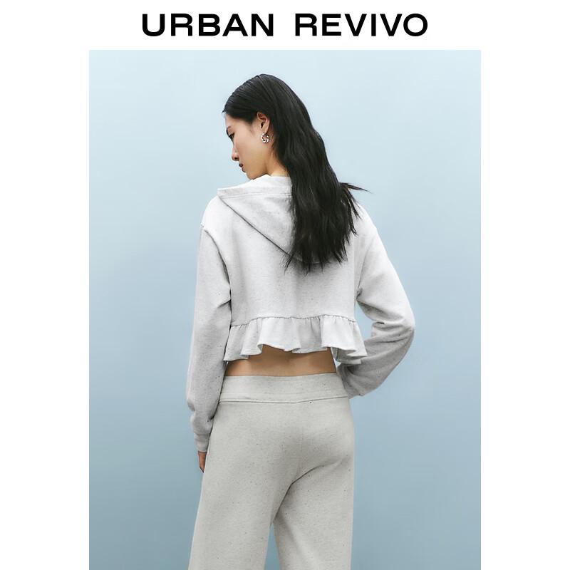 UR Women's Ruffled Hooded Sweatshirt