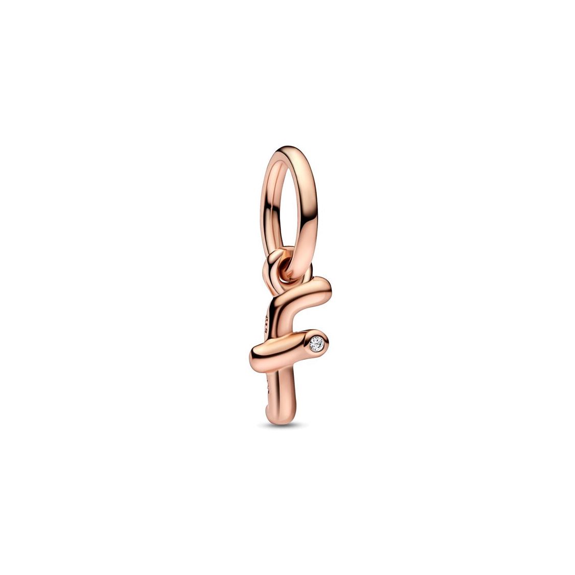 Pandora Fashion Trend Letter F Pendant Women pendant Rose-Gold 782532C01 Rose Gold,F