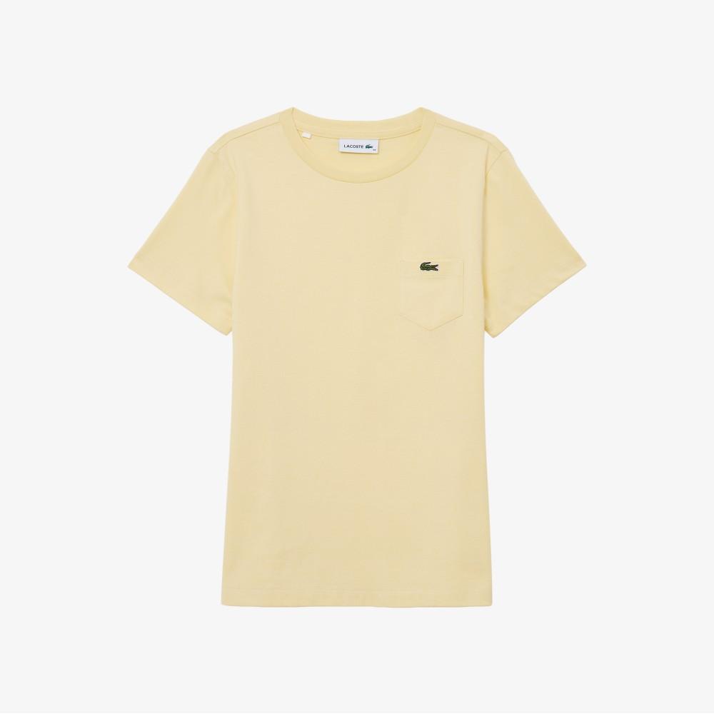 [lacoste] Women's Basic Pocket Short-Sleeve T-Shirt TF556E-56G107