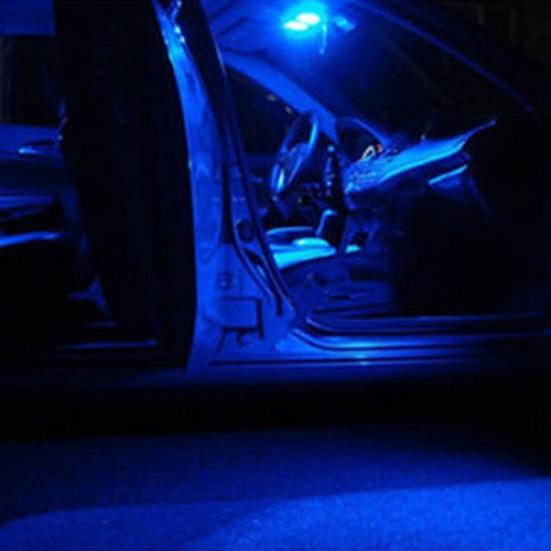 2 Stück blaue SMD-LED 31 mm 10 Glühbirnen Soffitte für Auto-Kuppel-Kartenbeleuchtung zu Hause