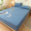 Super Waterproof Bed Fitted Sheet Bed Cover Non-slip Bed Mattress Cover Bed Protector Cover Bed Linen  Mattress Cover With Elastic Band