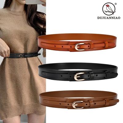 Four Seasons Available New Women'S Genuine Leather Belt Simple Retro Style Women'S Belt Paired With Skirt Decoration Pants Belt