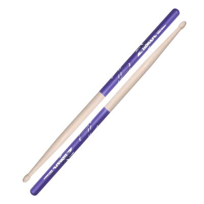 ZILDJIAN LAZLZ5BDP Hickory Series 5B WOOD PURPLE DIP Drumsticks