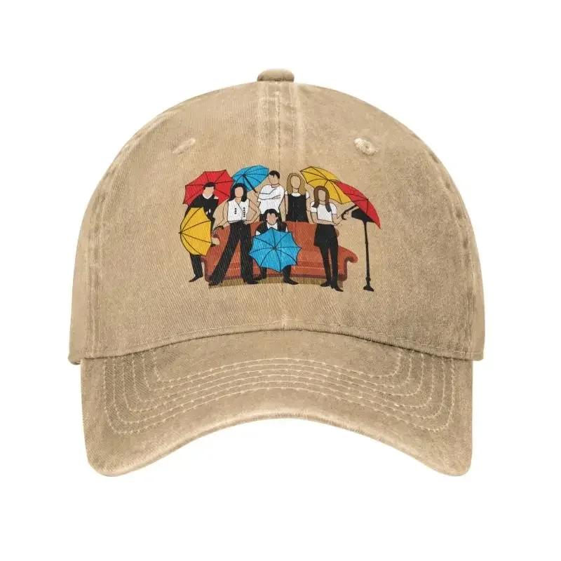 Custom Classic Cotton Friends TV Show Baseball Cap Unisex Women Adjustable Dad Hat Sun Protection