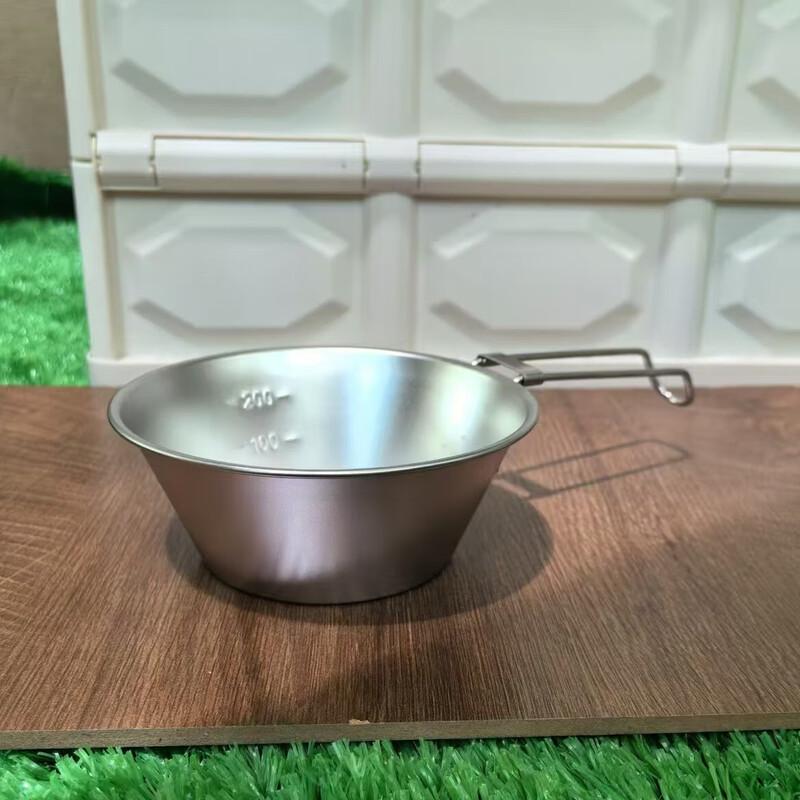 

Stainless Steel Folding Handle Sierra Bowl for Camping